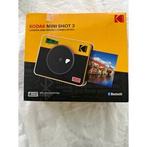 Kodak Mini Shot 3 Retro Camera - Yellow and Black